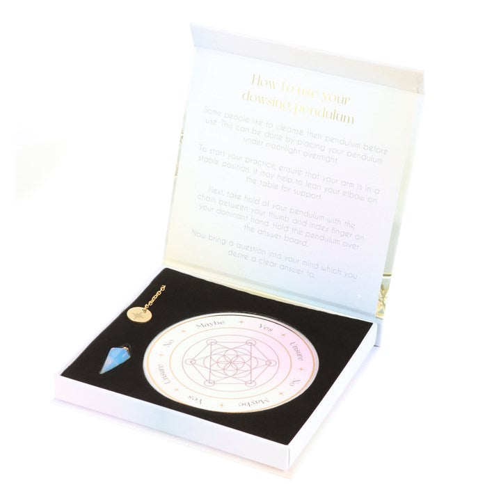 Pendulum Divination Kit - Opalite