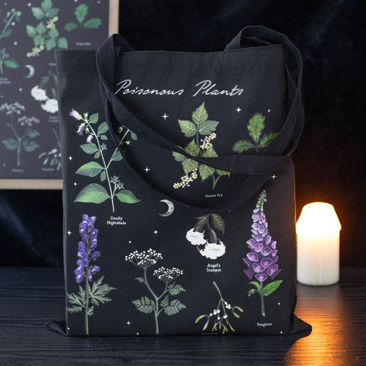 Tote Bag - Poisonous Plants - Polycotton