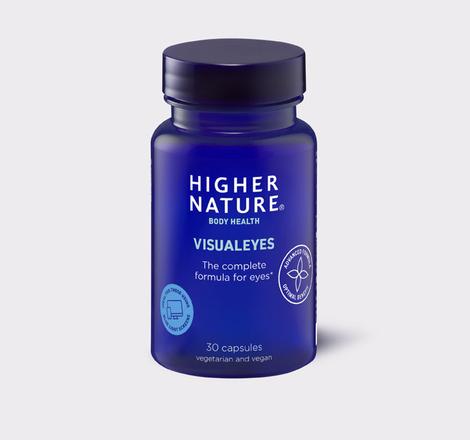 Higher Nature Visualeyes - Lutein - Zeaxanthin & Bilberry (90 Caps)