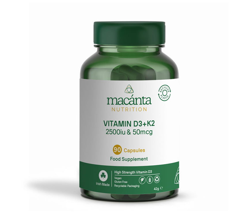 Macanta Vitamin D3 2500iu & K2 50mcg (90 caps)
