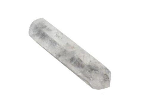 Clear Quartz Hex Massage Wand 8-10cm (India)