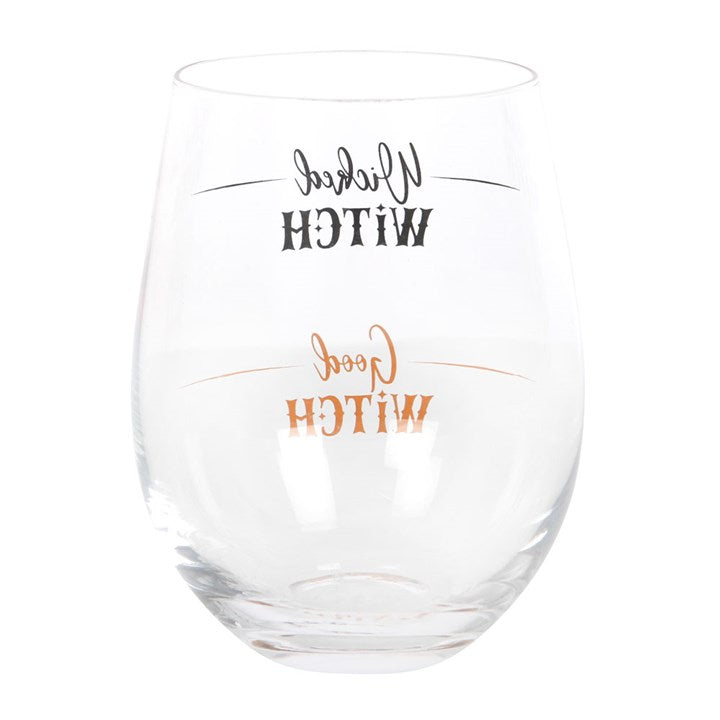 Stemless Wine Glass - "Wicked Witch"