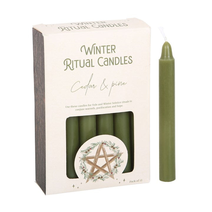 Spell Candles - Winter Ritual - Cedar & Pine