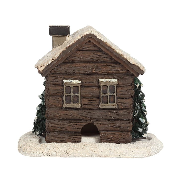 Incense Cone Burner - Log Cabin