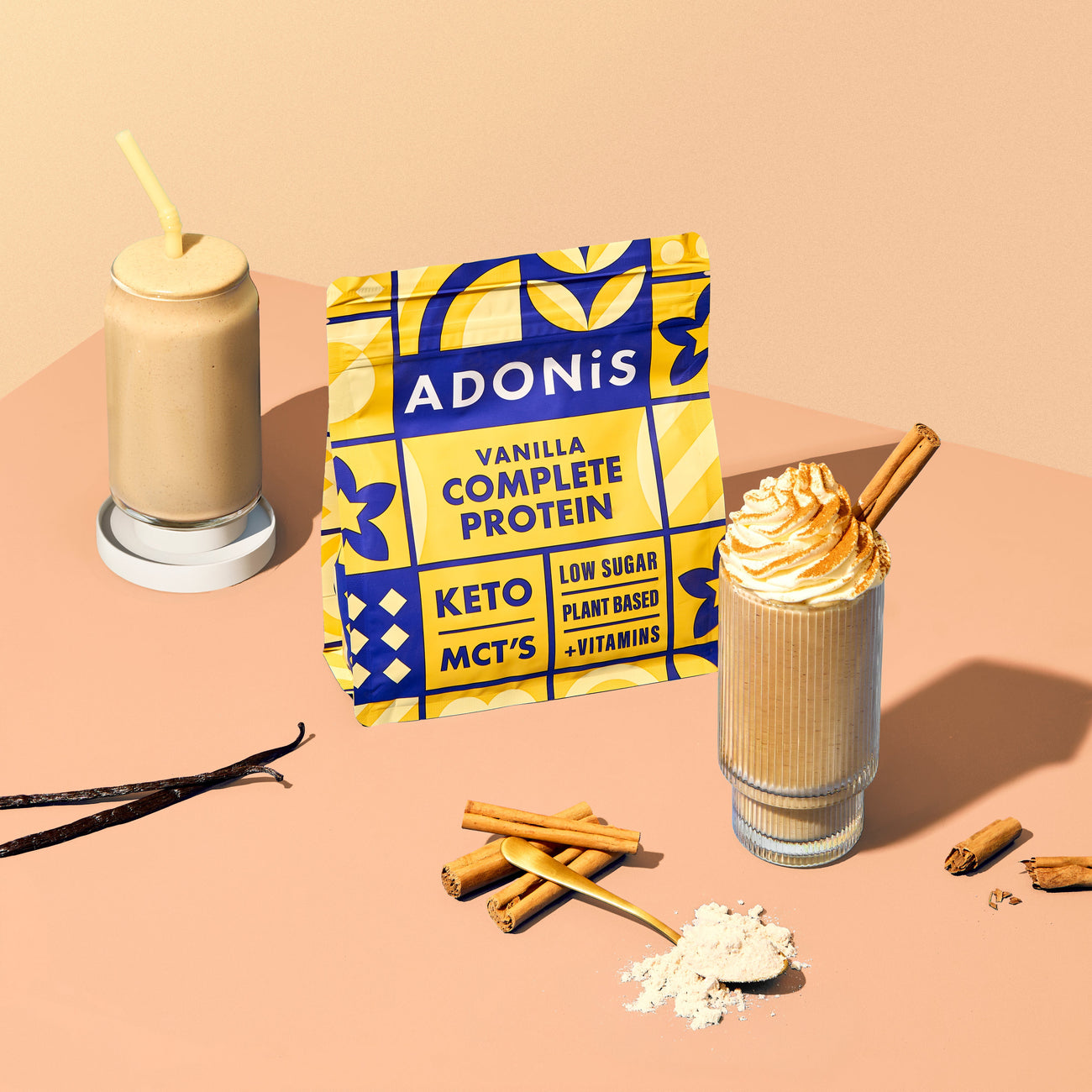 Adonis Complete Protein Keto Shake (Vanilla) 350g