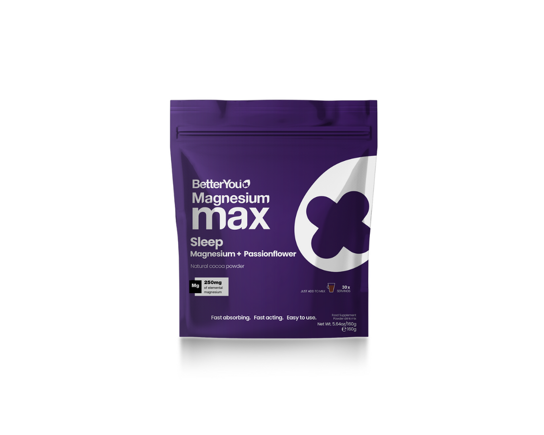 Better You Magnesium Natural Cacao Powder Drink 160g (Magnesium & Passionflower)