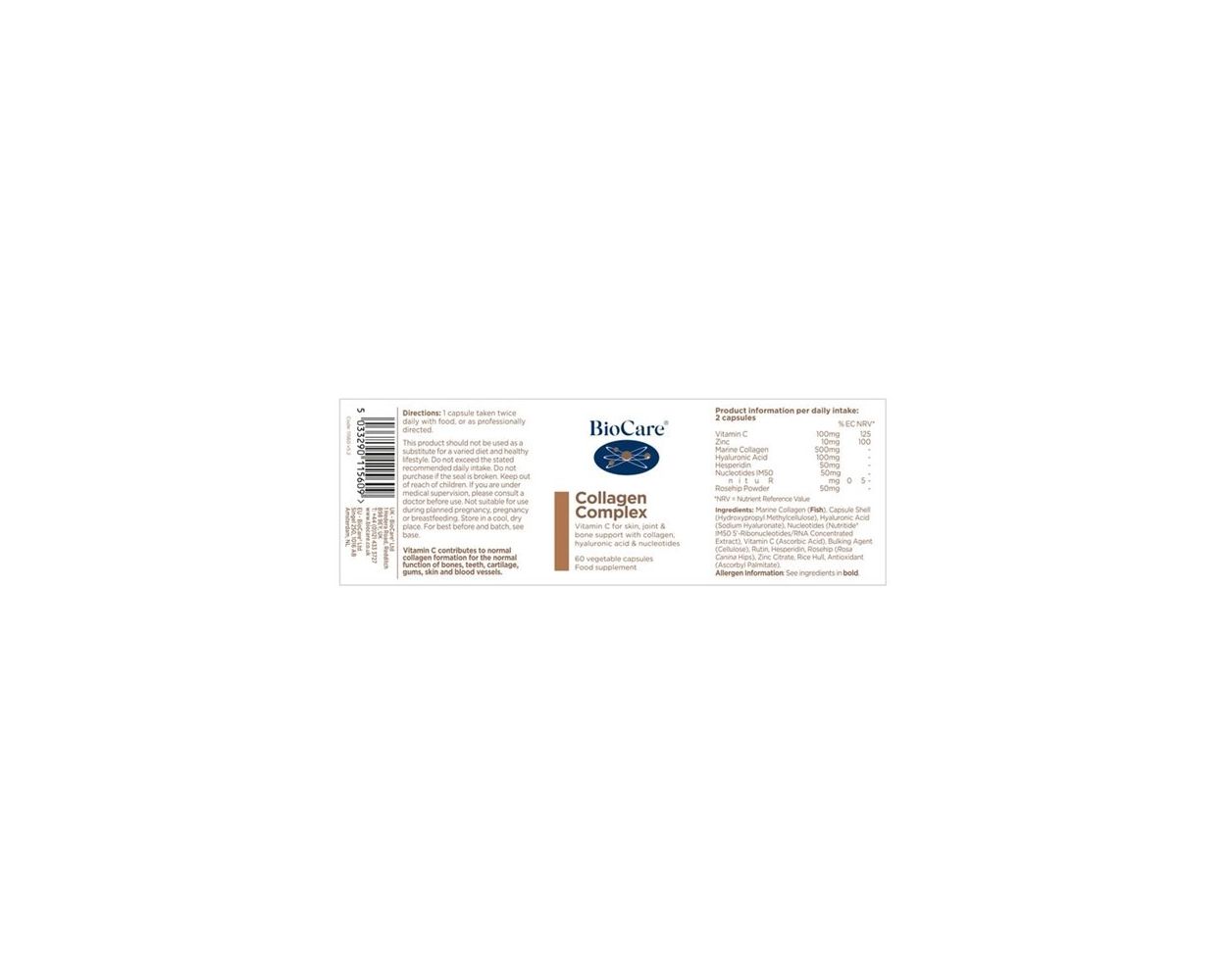 BioCare Collagen Complex (120 Caps)