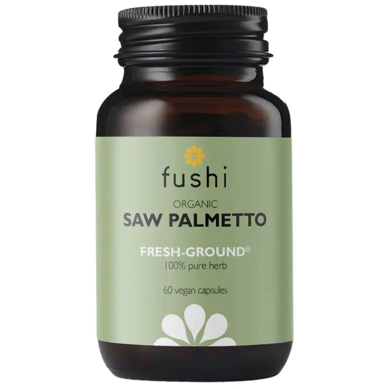 Fushi Organic Saw Palmetto Berry Wild Crafted 333mg Capsules (60&