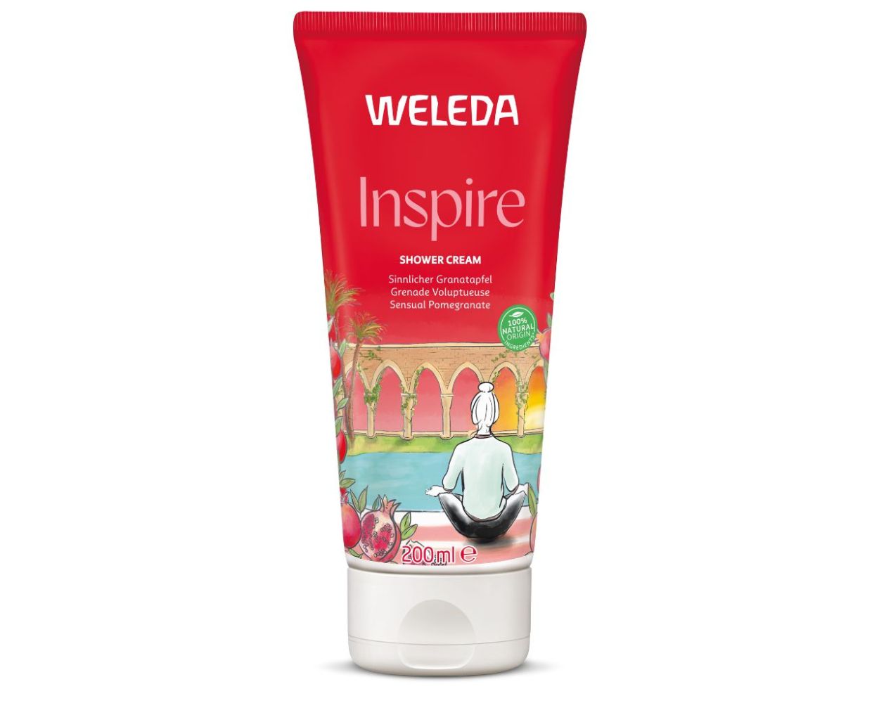 Weleda Inspire Pomegranate Creamy Shower Cream - 200ml