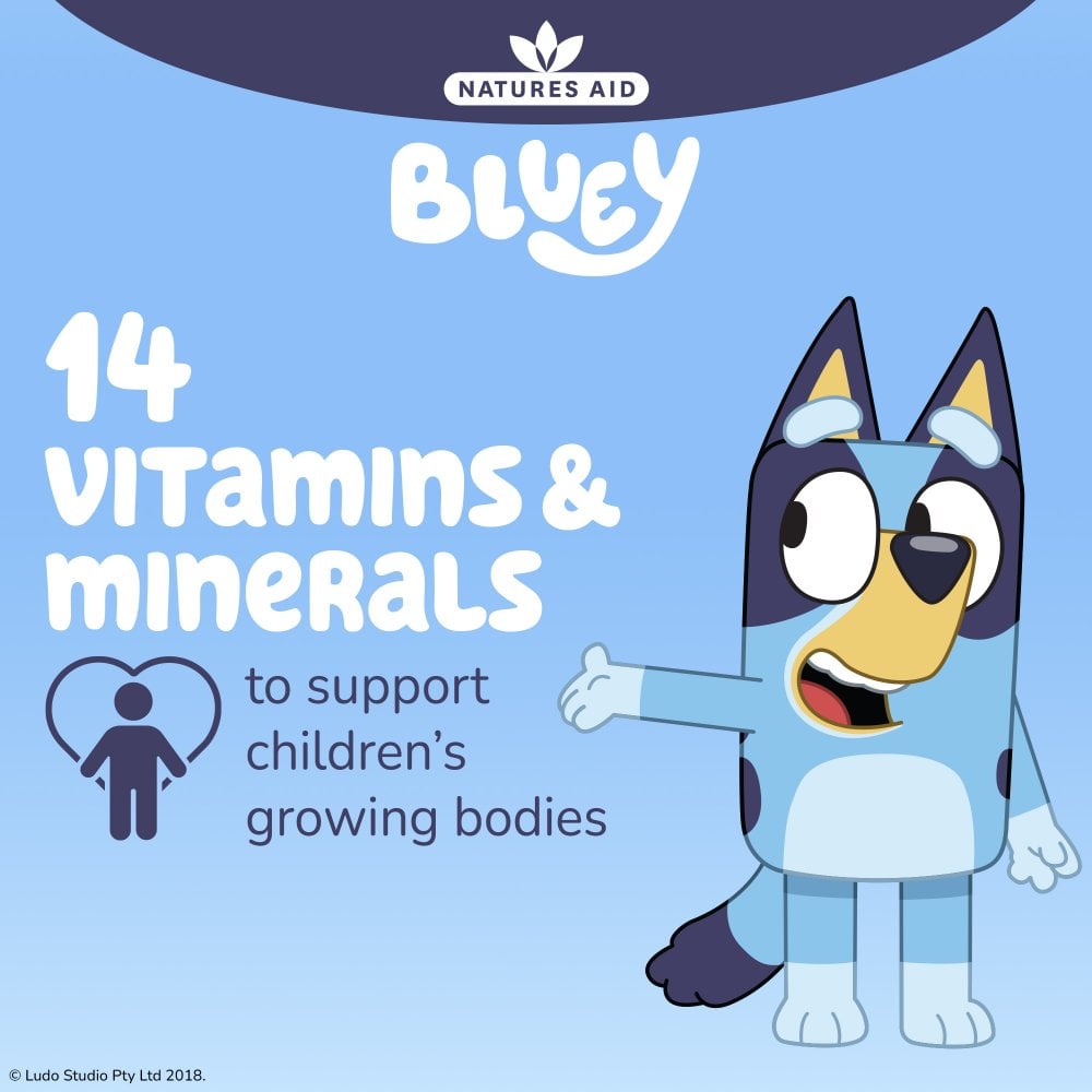 Natures Aid Bluey Gummies Multi-Vitamin 30&
