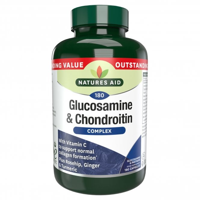 Natures Aid Glucosamine & Chondroitin 100mg (90 caps)