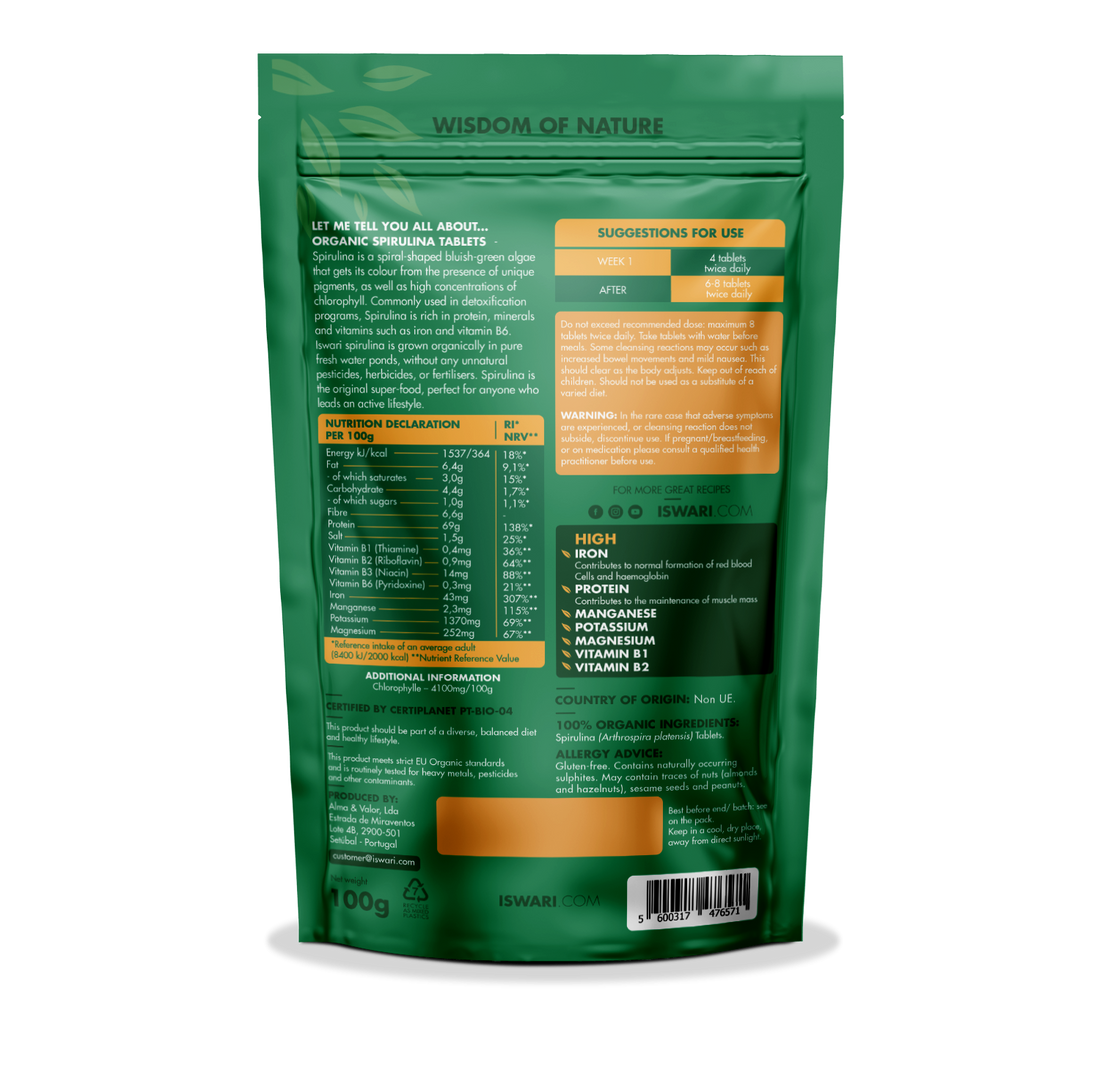 Iswari Spirulina Tablets (200 Tabs)