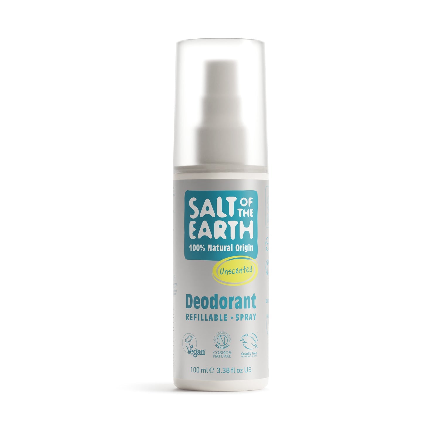 Salt of the Earth Unscented Deodorant Spray 100ml