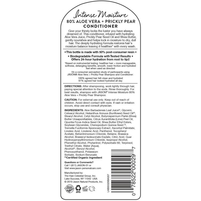 Jason Aloe Vera + Prickly Pear Conditioner 454G (Dry Hair)