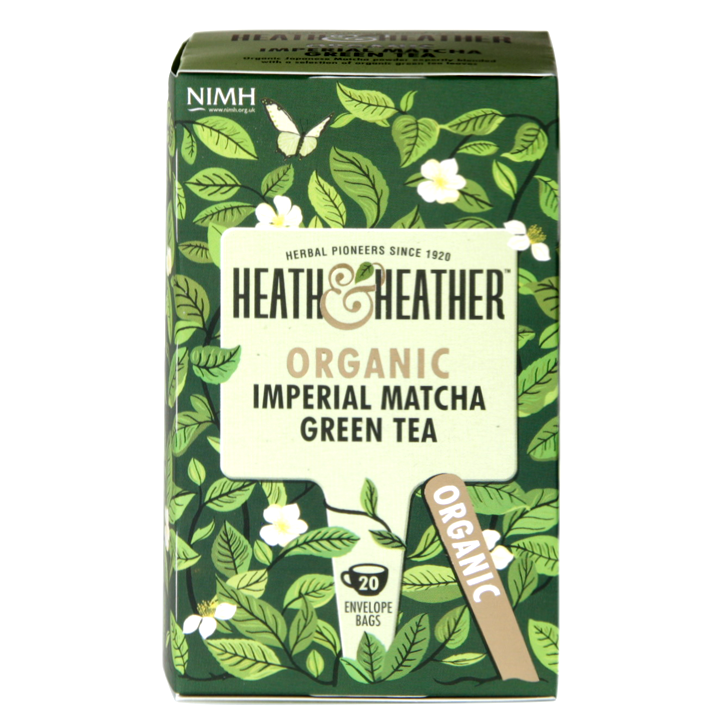 Heath & Heather Organic Imperial Matcha Green Tea Bags (20)