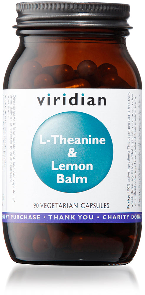 Viridian L-Theanine & Lemon Balm (200mg) 90 Veg Caps