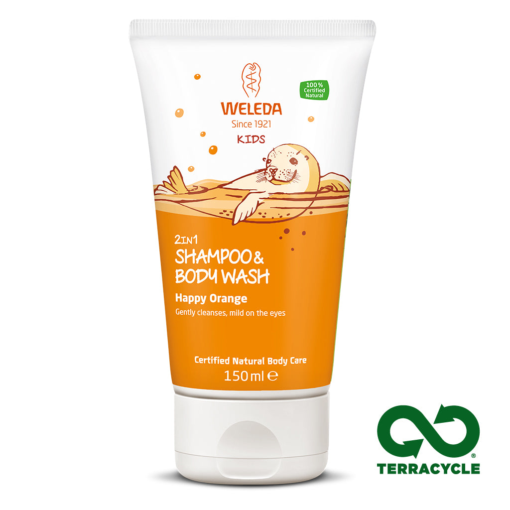 Weleda Kids 2 in 1 Shampoo & Body Wash (Happy Orange) 150ml