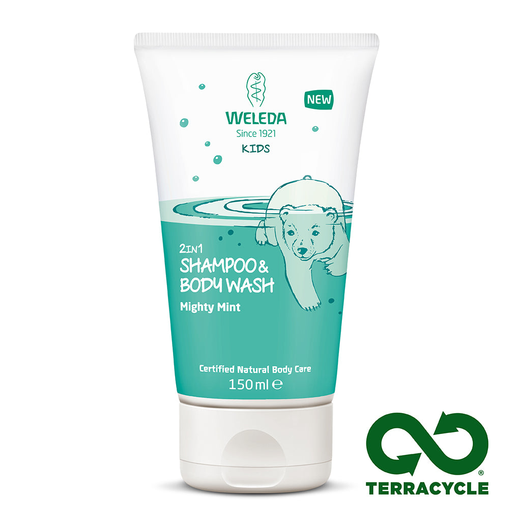 Weleda Kids 2 in 1 Shampoo & Body Wash (Mighty Mint) 150ml