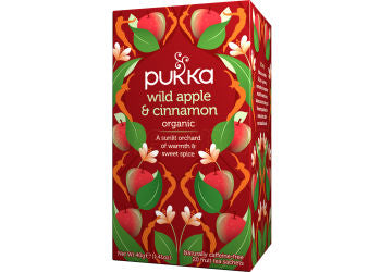 Pukka Tea Organic Wild Apple & Cinnamon 40g (20 tea sachets)