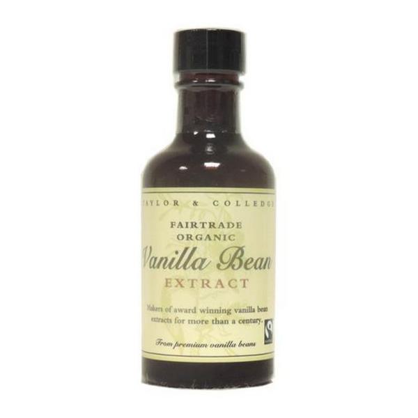 Taylor & Colledge Fairtrade Organic Vanilla Bean Extract 100ml