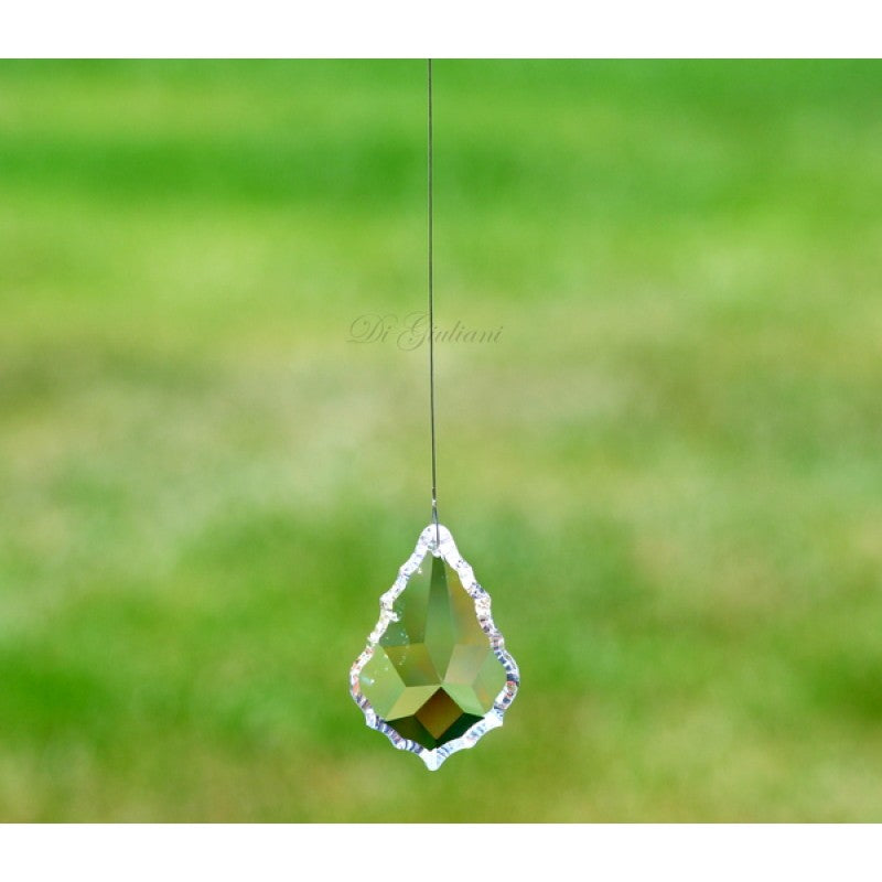 Feng Shui Crystal - Leaf 64mm