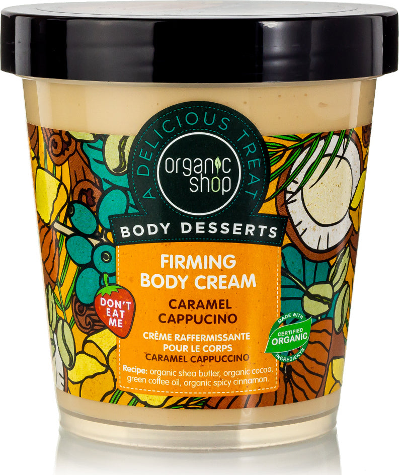 Organic Shop Body Desserts Firming Body Cream (Caramel Cappuccino) 450ml