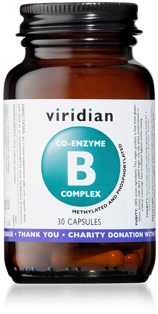 Viridian Co-enzyme B-Complex - 30 Veg Caps
