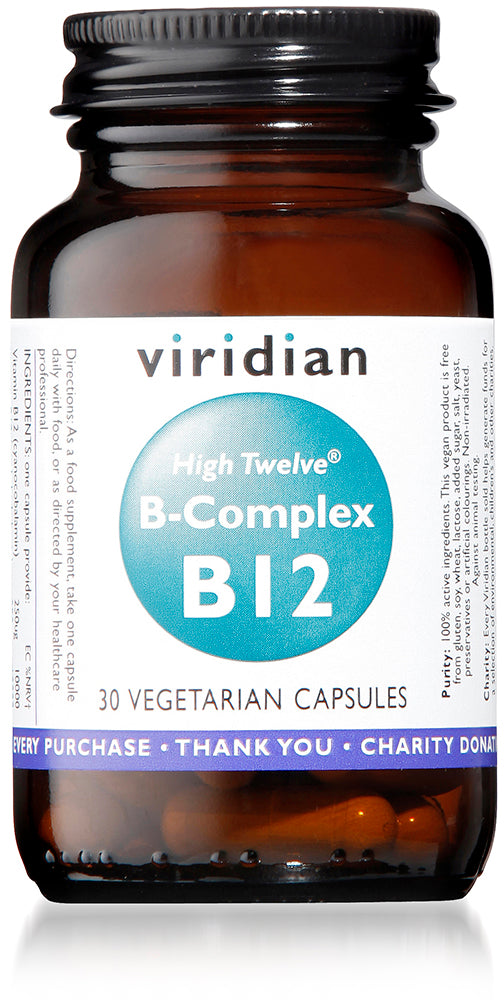 Viridian High Twelve B12 B-Complex 30 Caps