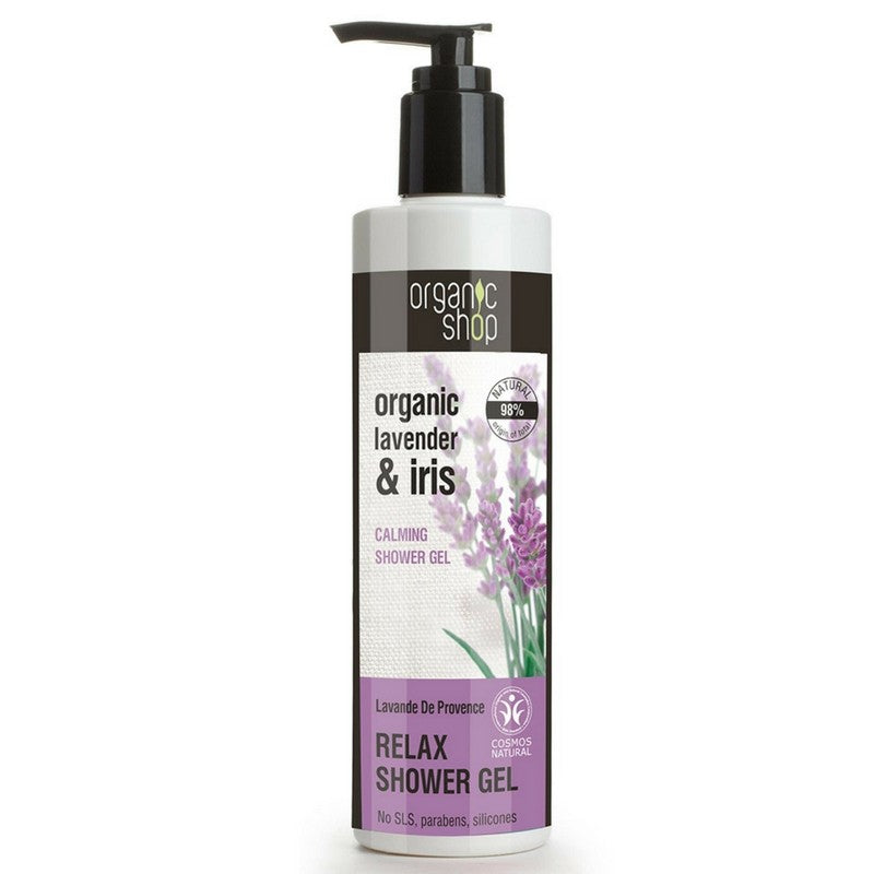 Organic Shop Organic Relax Shower Gel 280ml (Lavender & Iris)