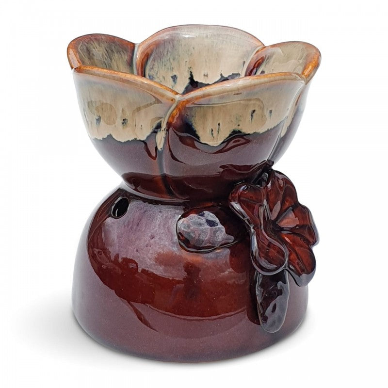 Deep Ceramic Flower Oil Burner