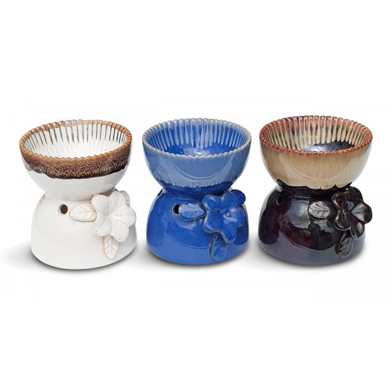Deep Ceramic Flower Oil Burner - OB-31