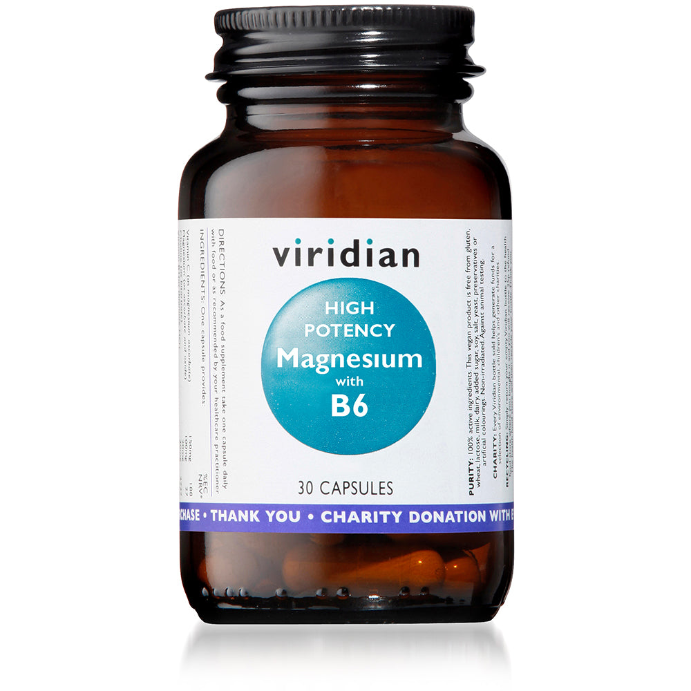 Viridian High Potency Magnesium with B6 30 Caps