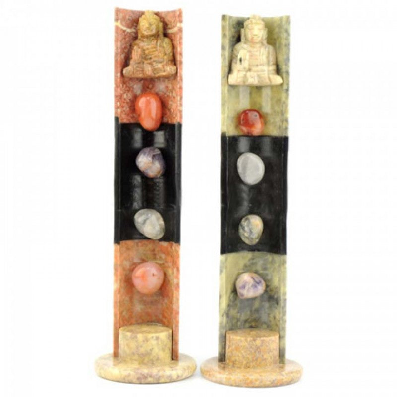 Soapstone Buddha Tower Burner