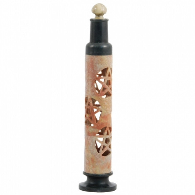 Soapstone Tower Burner Pentagon