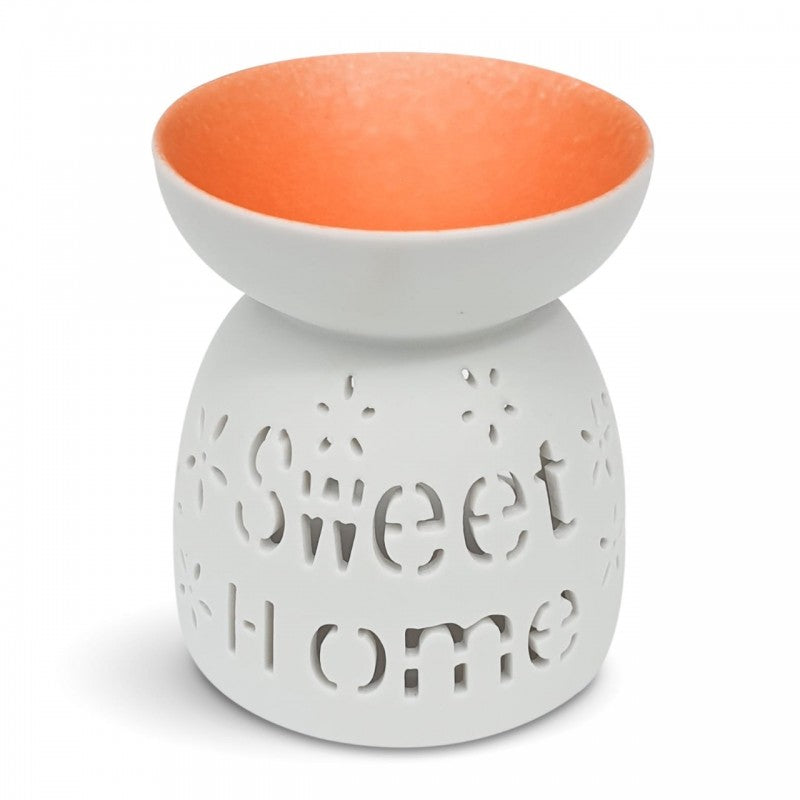 Matt Ceramic Oil Burner - "Sweet Home"