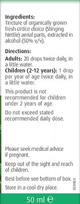 A. Vogel Urtica Dioica Stinging Nettle Drops 50ml