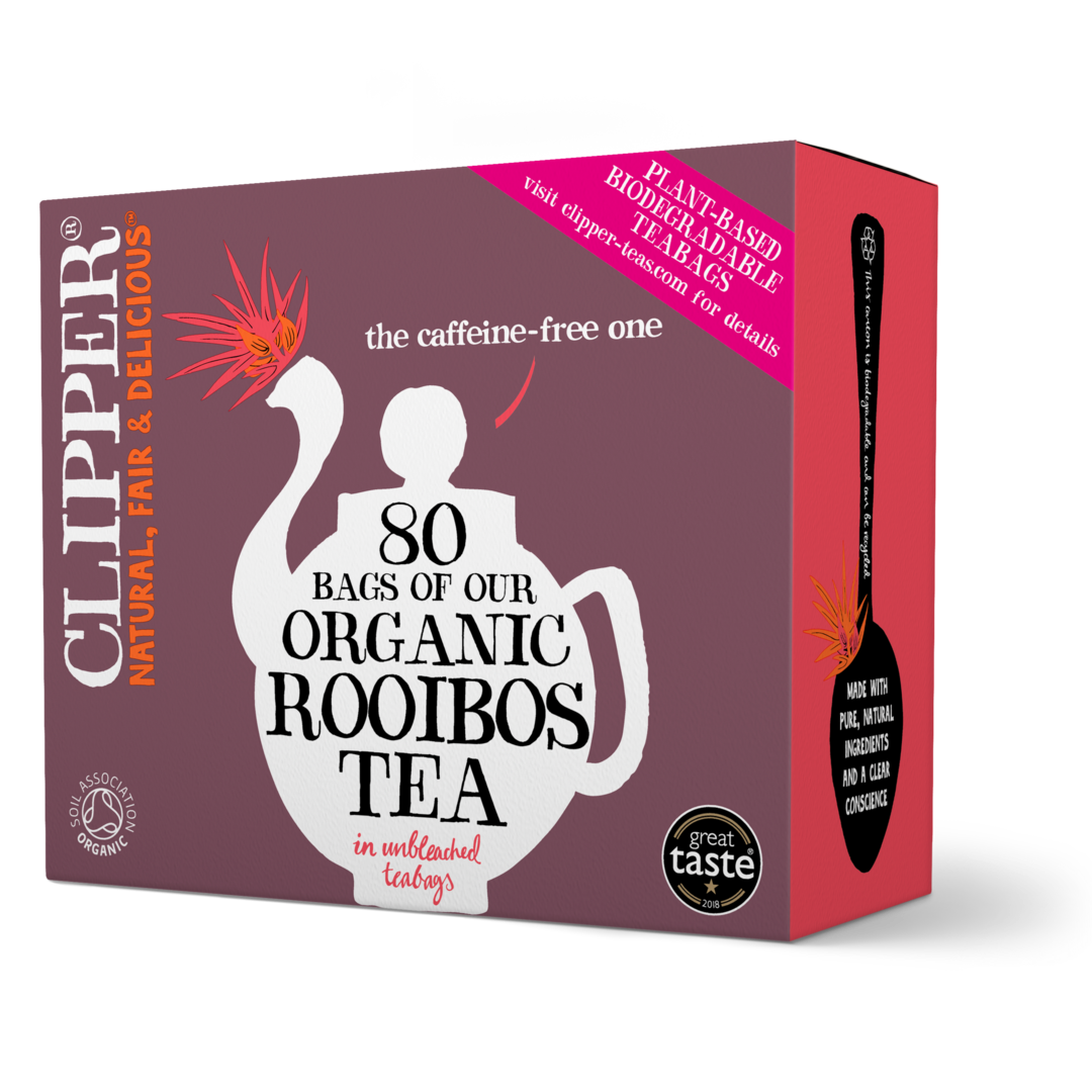 Clipper Organic Redbush Rooibos Fairtrade Tea (80 T/bags)y