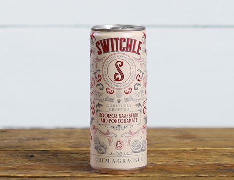 Switchle Organic Rooibos Rhubarb Pomegranate ACV - 250ml