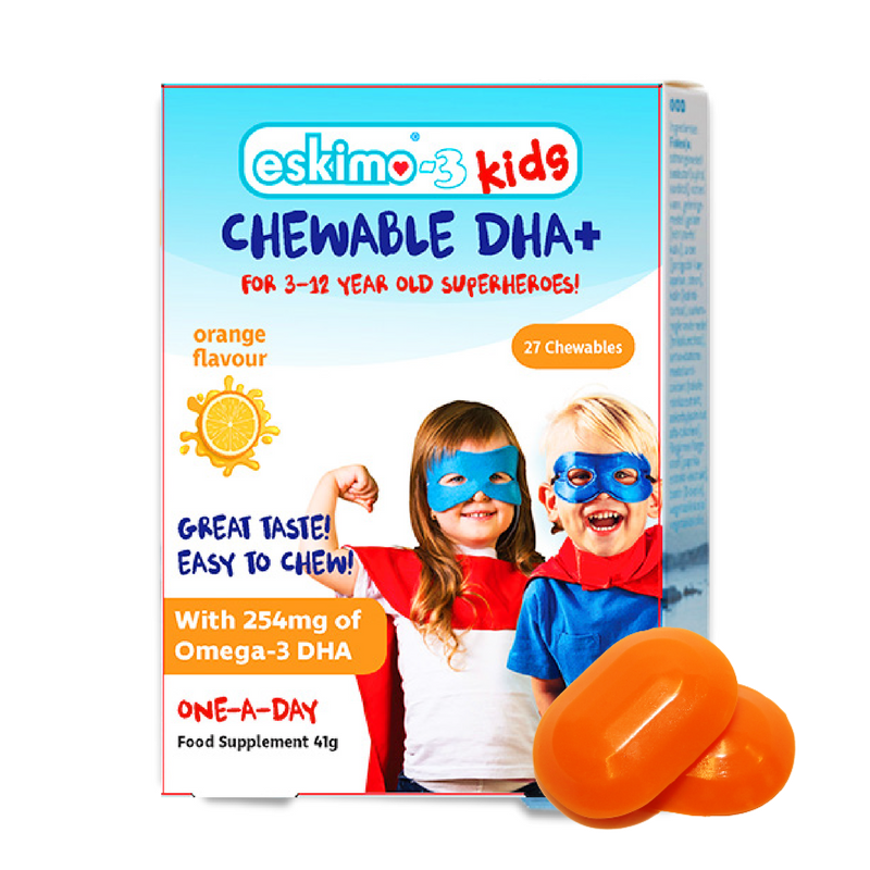 Eskimo 3 Kids (27 Chewables) Orange Flavour