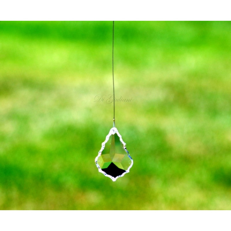 Feng Shui Crystal - Leaf 50mm