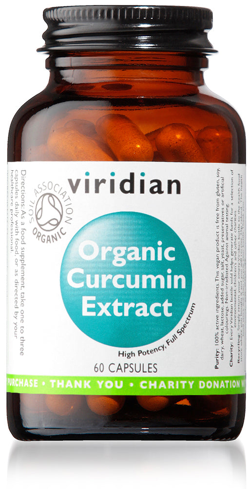 Viridian Organic Curcumin Extract (250mg) 60 Caps