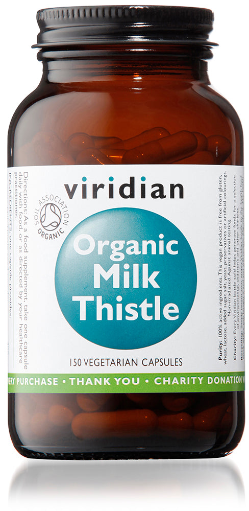 Viridian Organic Milk Thistle 400mg - 150 Veg Caps