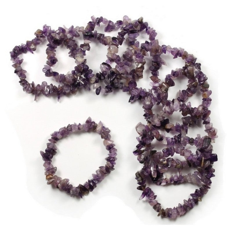 Amethyst 53mm Chip Bracelet