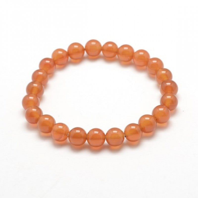 Carnelian 7mm Ball Bracelet 52mm