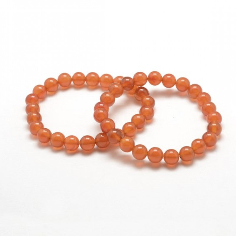 Carnelian 7mm Ball Bracelet 52mm