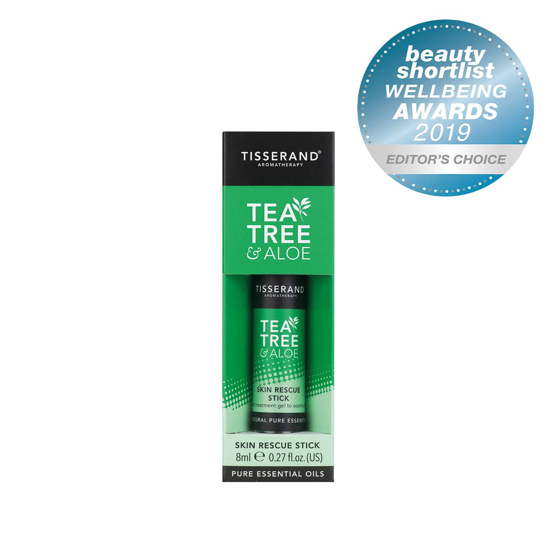 Tisserand Skin Rescue Stick Tea Tree & Aloe 8ml