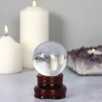 Spirit of Equinox Crystal Ball 6cm & Stand