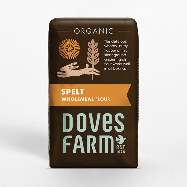 Doves Farm Organic Wholegrain Spelt Flour 1kg