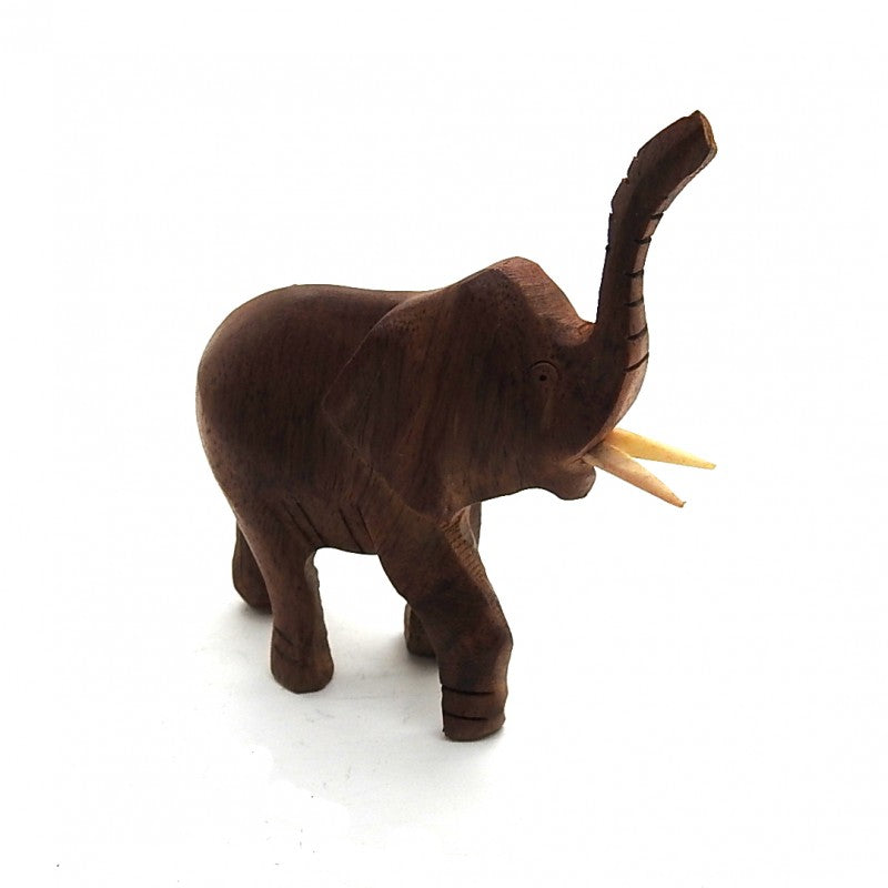 Rosewood Elephant Handcrafted 3-4"