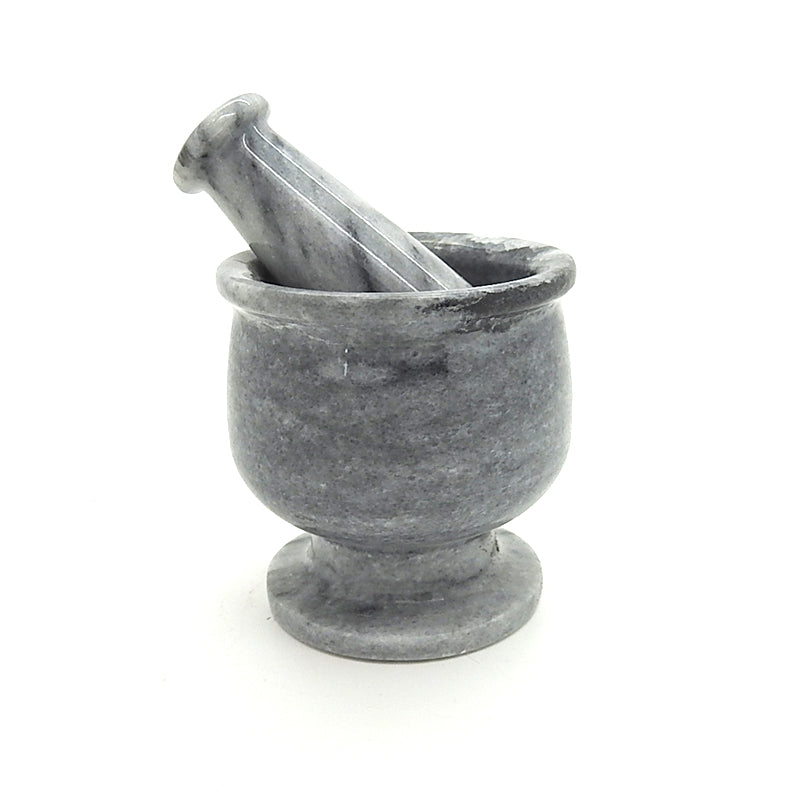 Onyx Marble Multi Green Handcrafted Pestle & Mortar 3"